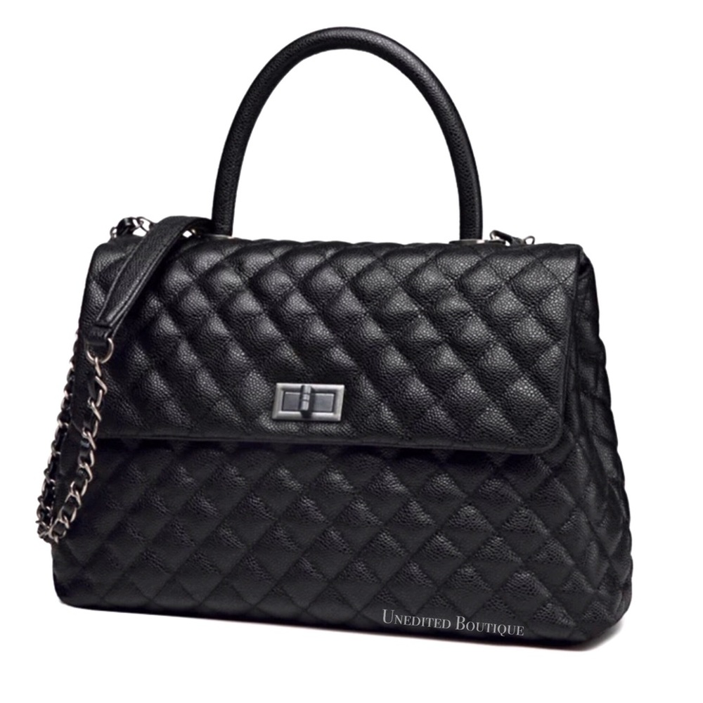 Leather Collection - Top Handle Satchel Handbag